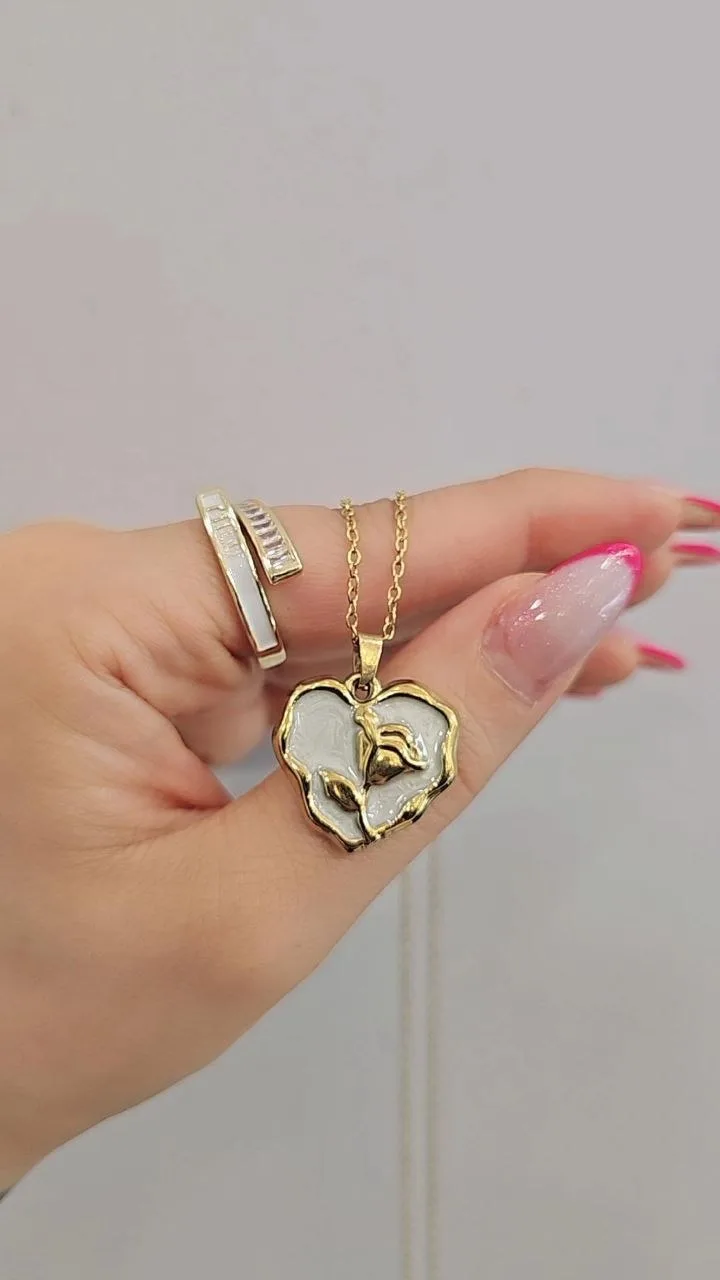 انگشتر میناکاری دخترانه