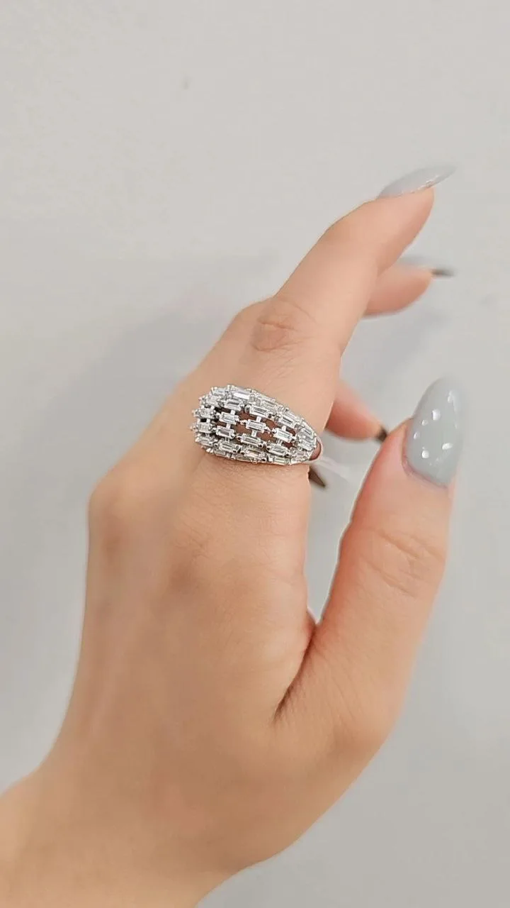 انگشتر زنانه نقره
