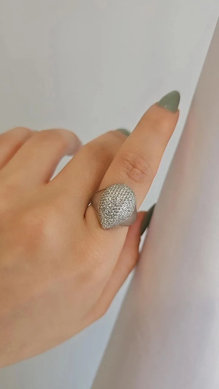انگشتر زنانه نقره