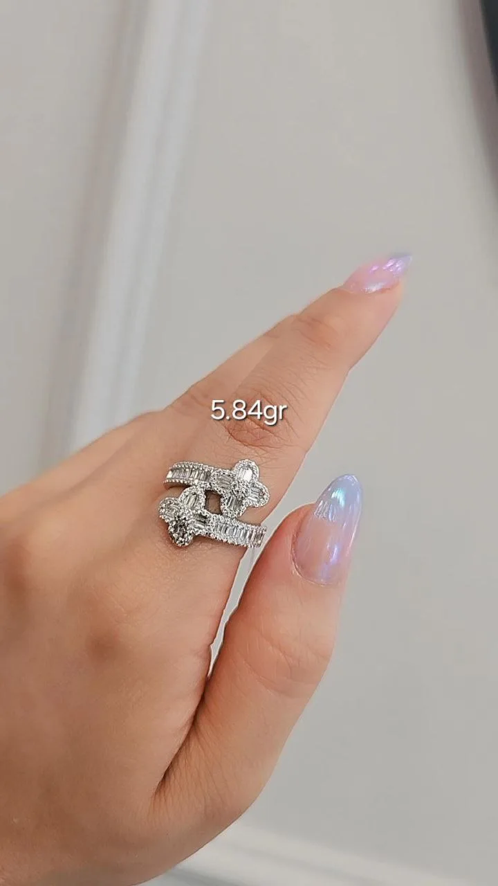 انگشتر زنانه نقره