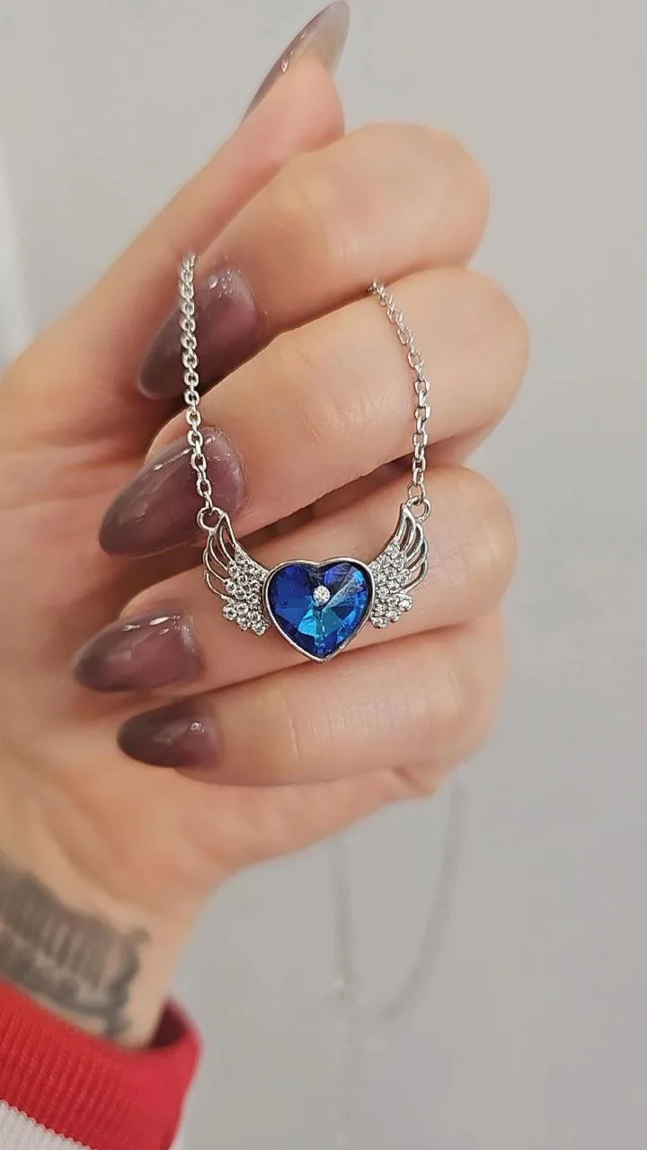 گردنبند سواروسکی نقره