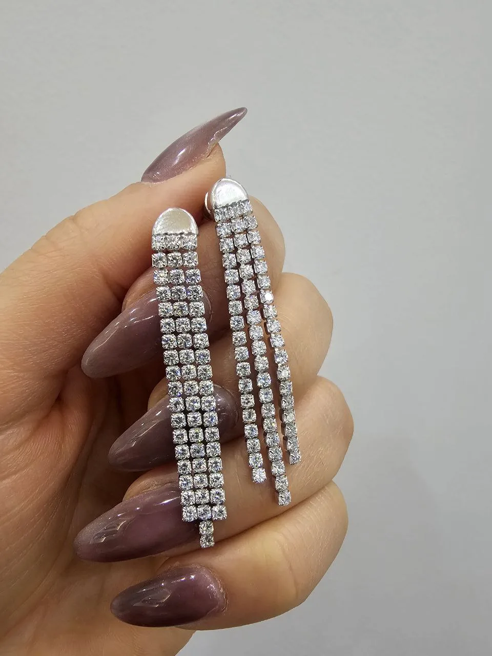 گوشواره تنیسی نقره