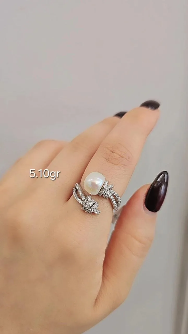 انگشتر زنانه نقره