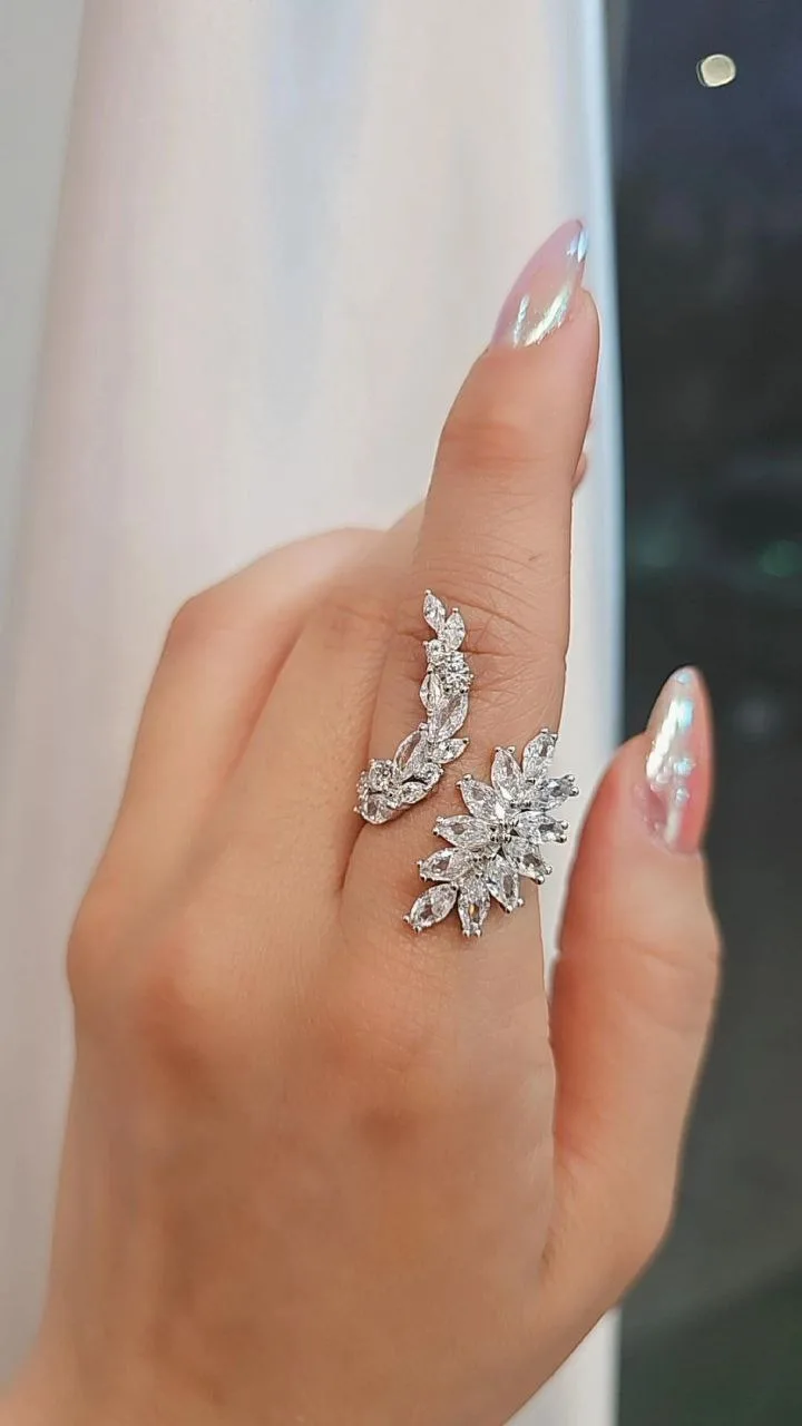 انگشتر زنانه نقره
