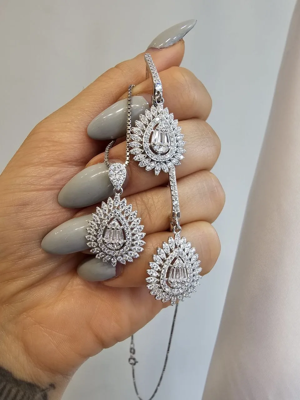 نیمست زنانه نقره