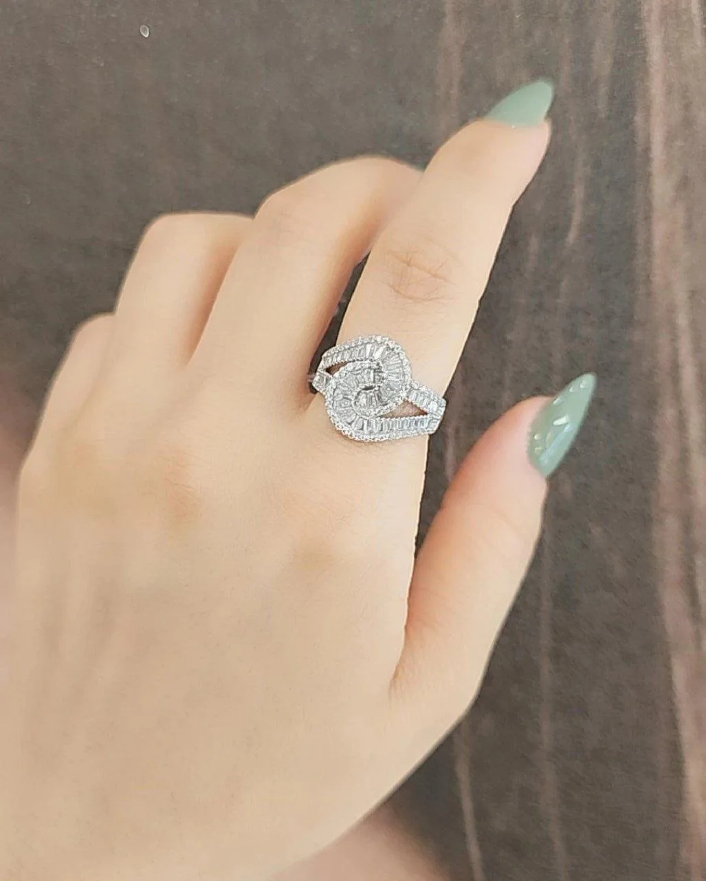 انگشتر زنانه نقره