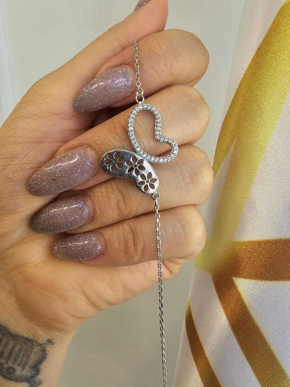 دستبند زنانه نقره