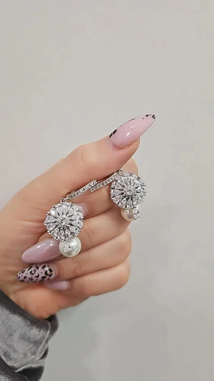 گوشواره زنانه نقره
