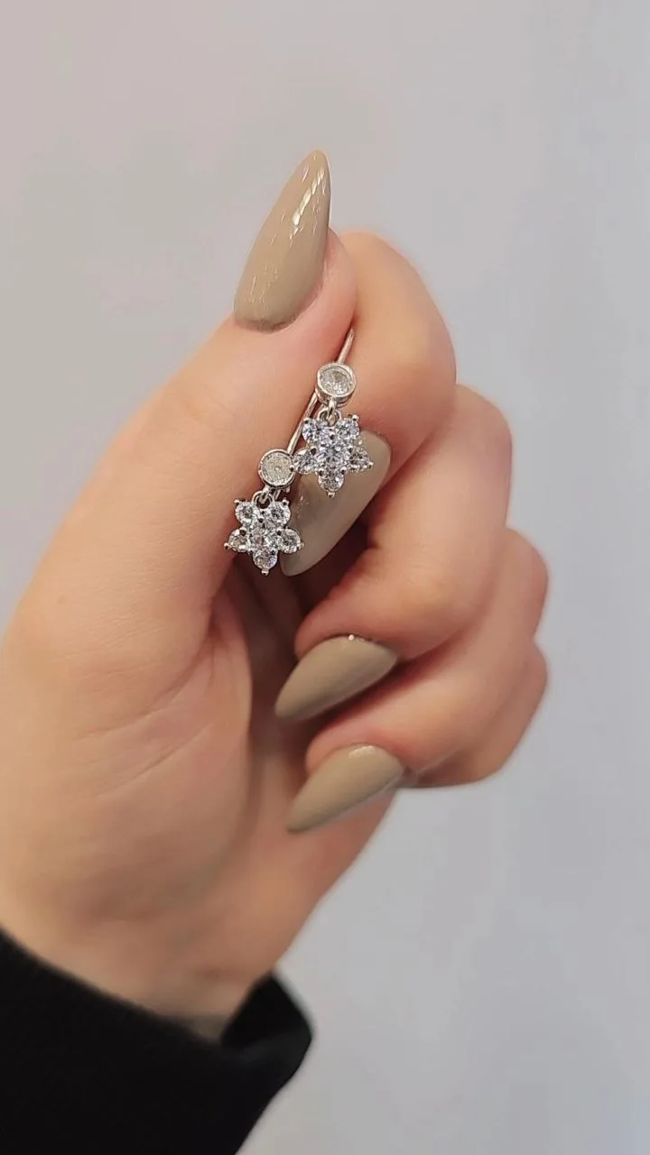 گوشواره زنانه نقره