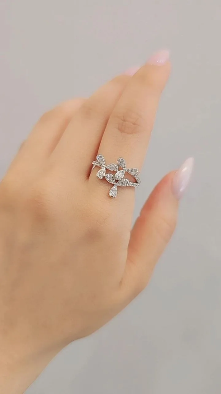 انگشتر نقره زنانه