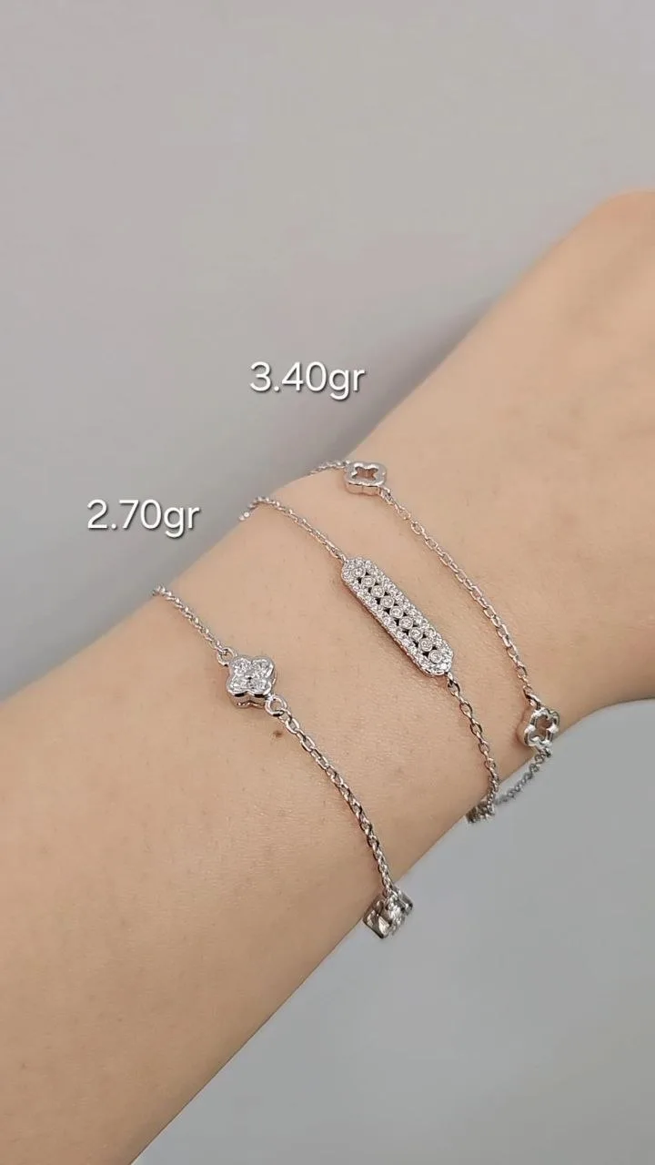 دستبند زنانه نقره