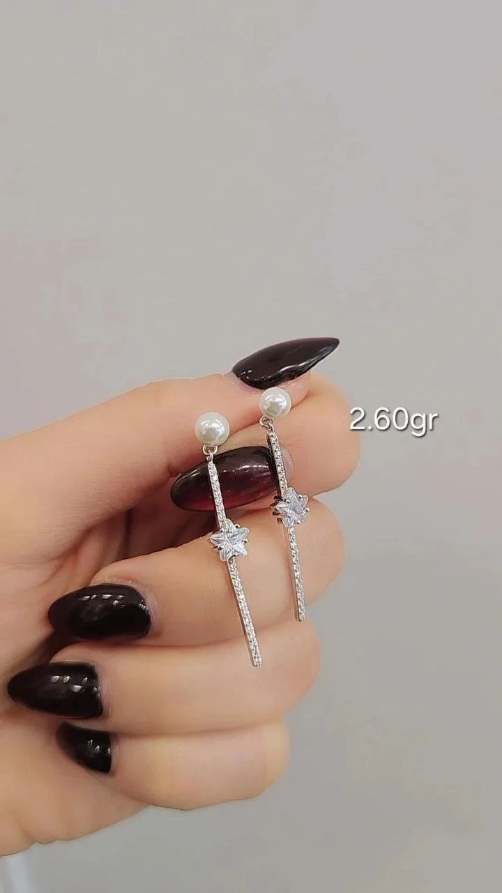 گوشواره زنانه نقره