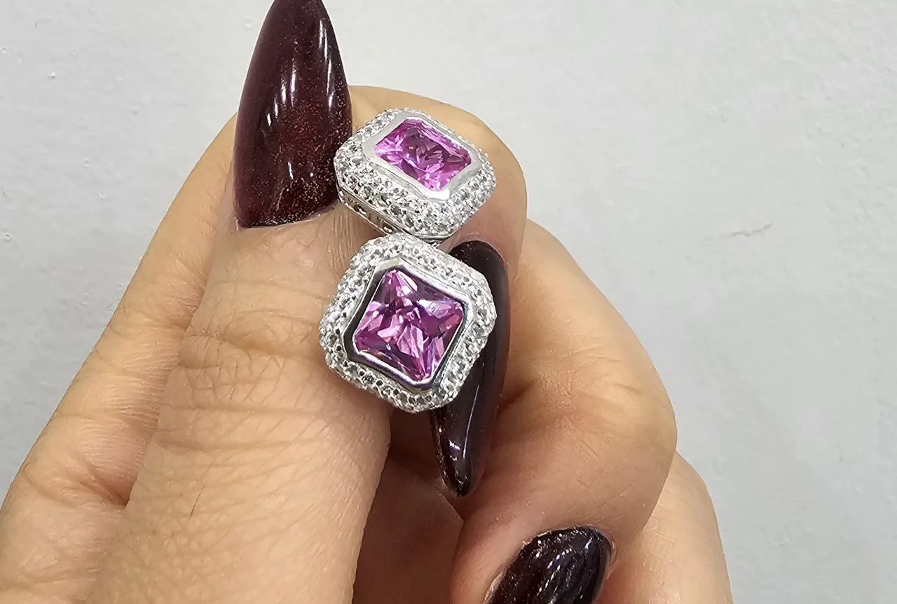 گوشواره نقره سواروسکی