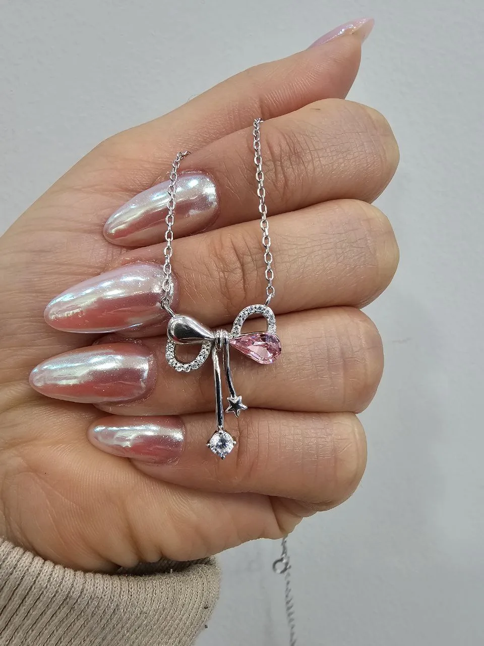 گردنبند نقره سواروسکی