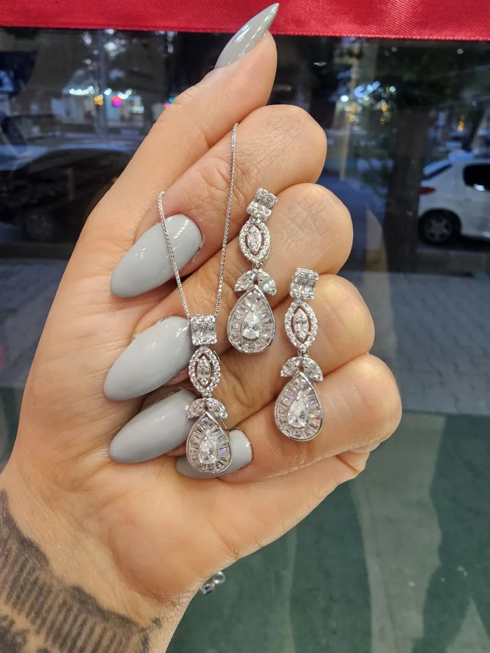 نیمست زنانه نقره
