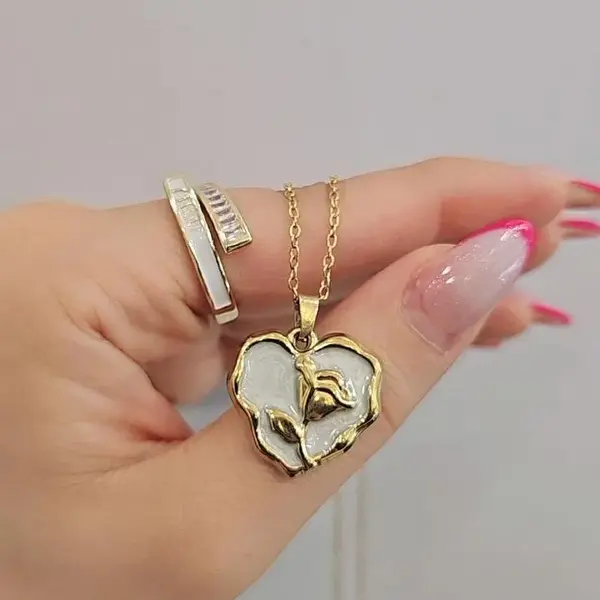 انگشتر میناکاری دخترانه