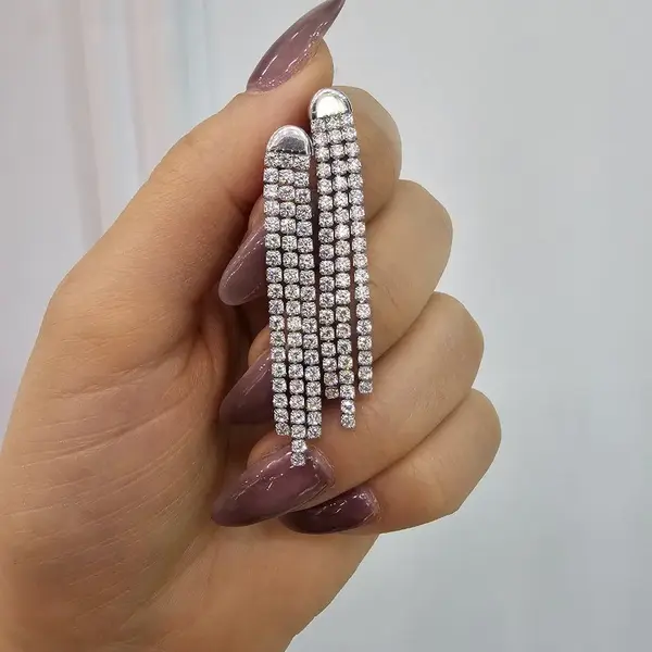 گوشواره تنیسی نقره