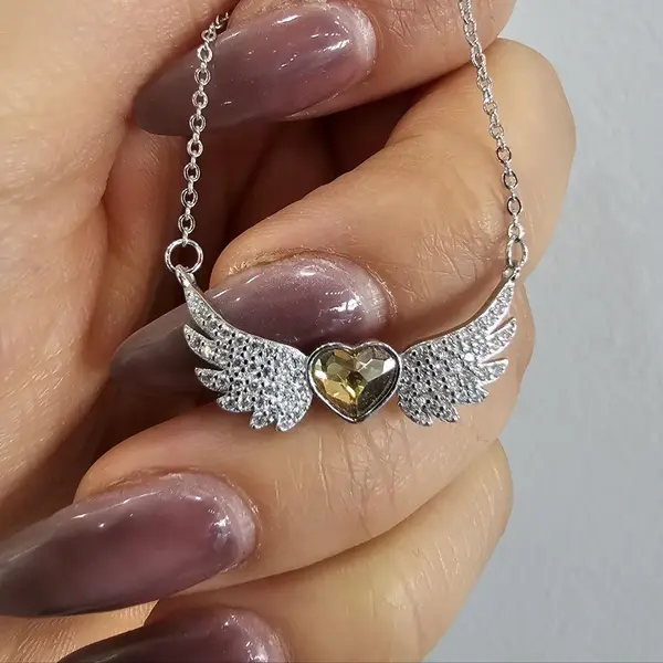 گردنبند سواروسکی نقره