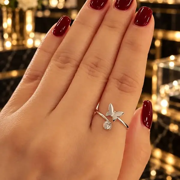 انگشتر زنانه نقره