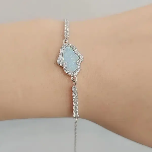 دستبند زنانه نقره